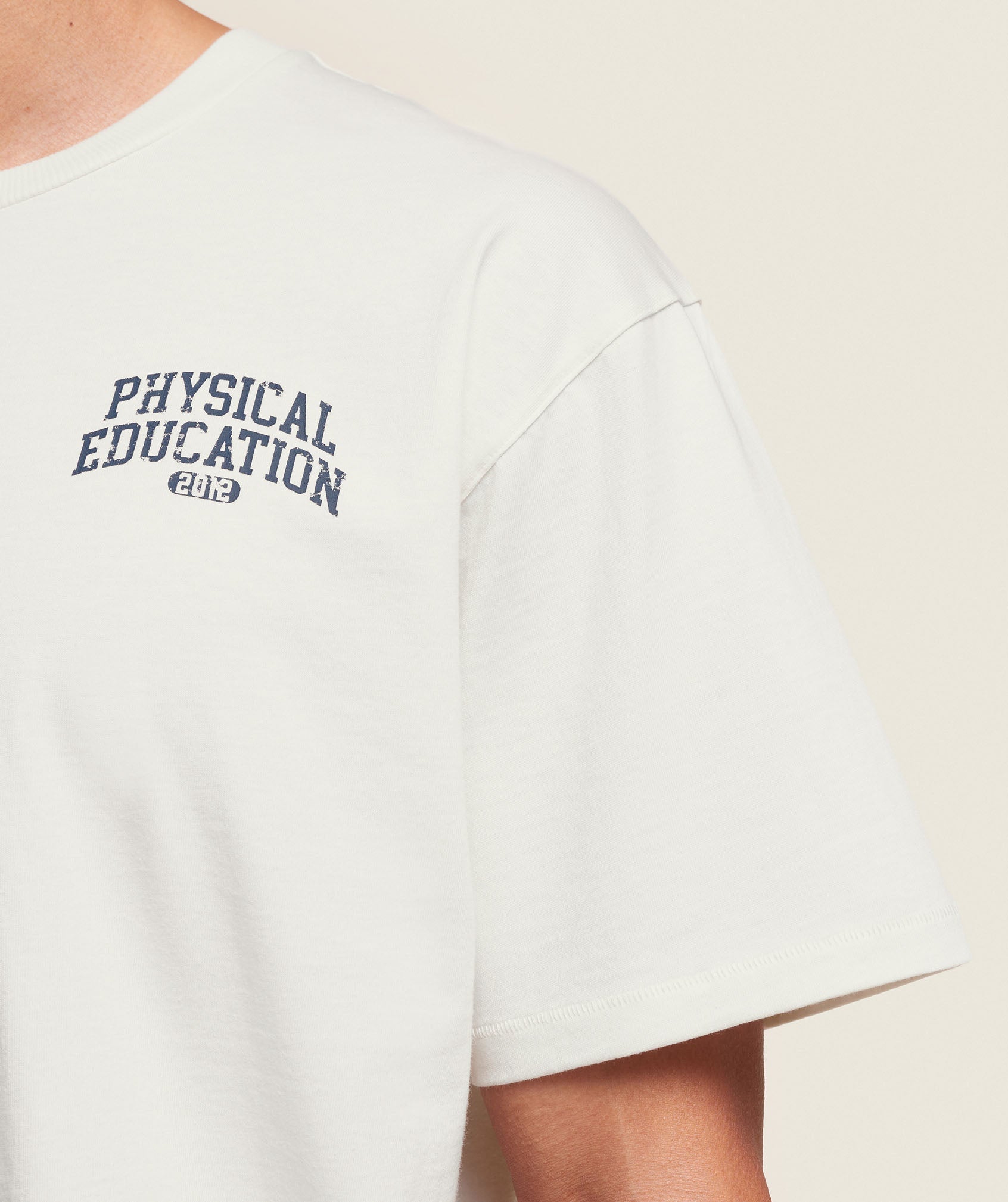 Phys Ed T-Shirt - Soft White