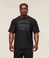 Lightweight Slub Textured T-Shirt - Black