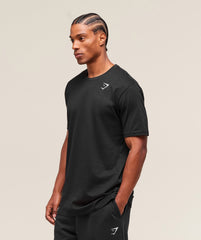Crest T-Shirt (Tall) - Black