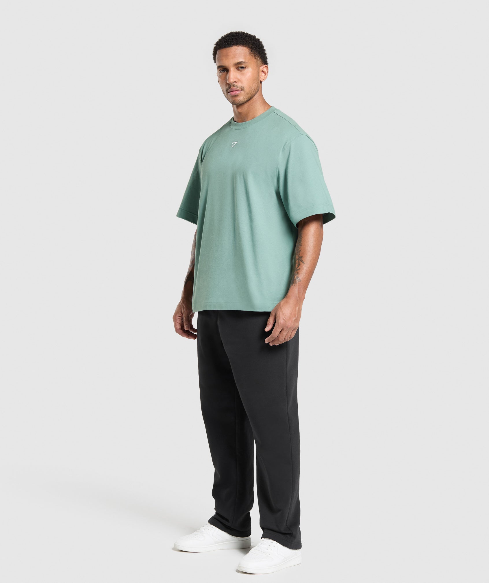 Rest Day Essentials Boxy T-Shirt - Celeste Blue