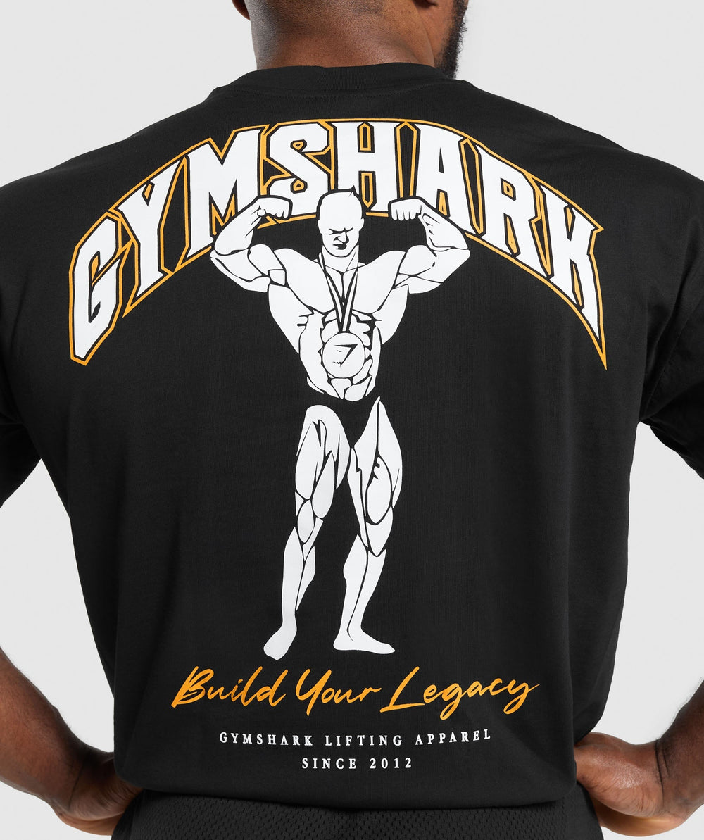 Build Your Legacy Graphic T-Shirt - Black
