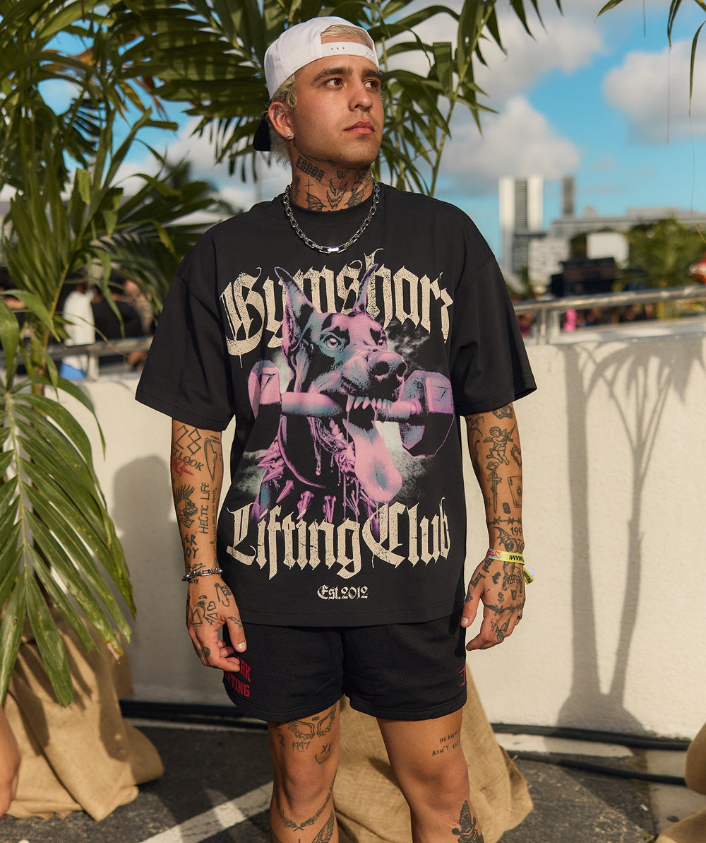 Doberman Graphic T-Shirt - Black