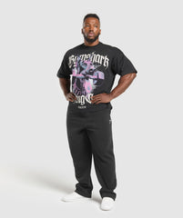 Doberman Graphic T-Shirt - Black