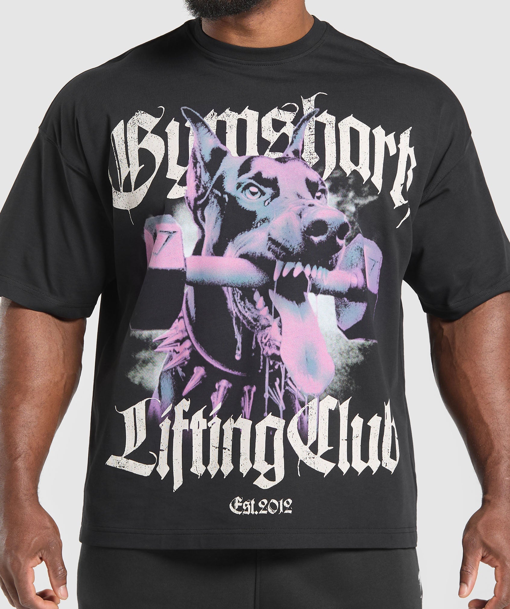 Doberman Graphic T-Shirt - Black