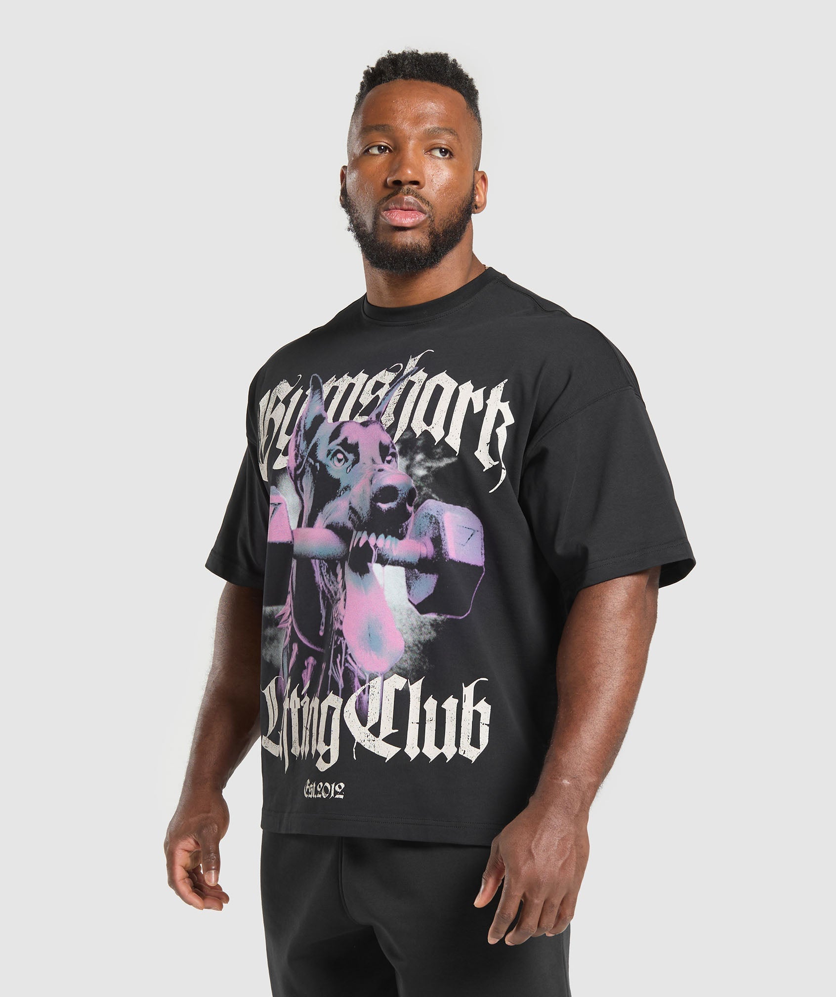 Doberman Graphic T-Shirt - Black
