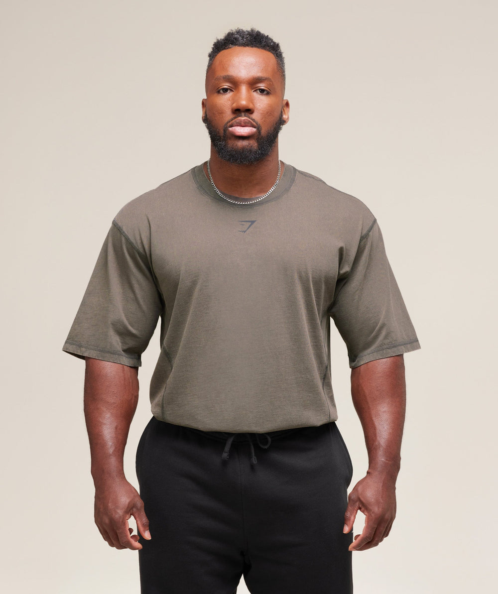 Heritage Washed T-Shirt - Strength Green