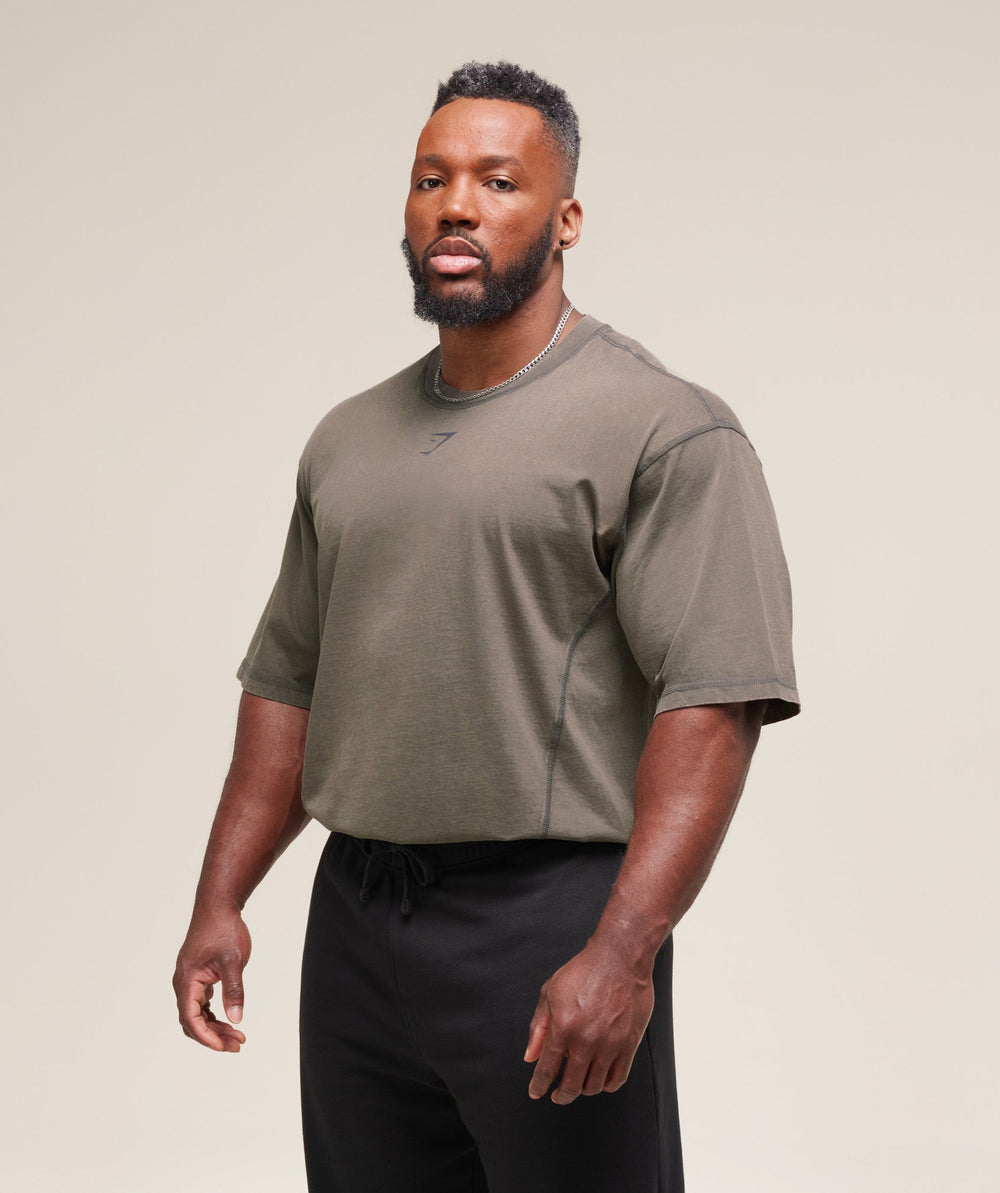 Heritage Washed T-Shirt - Strength Green