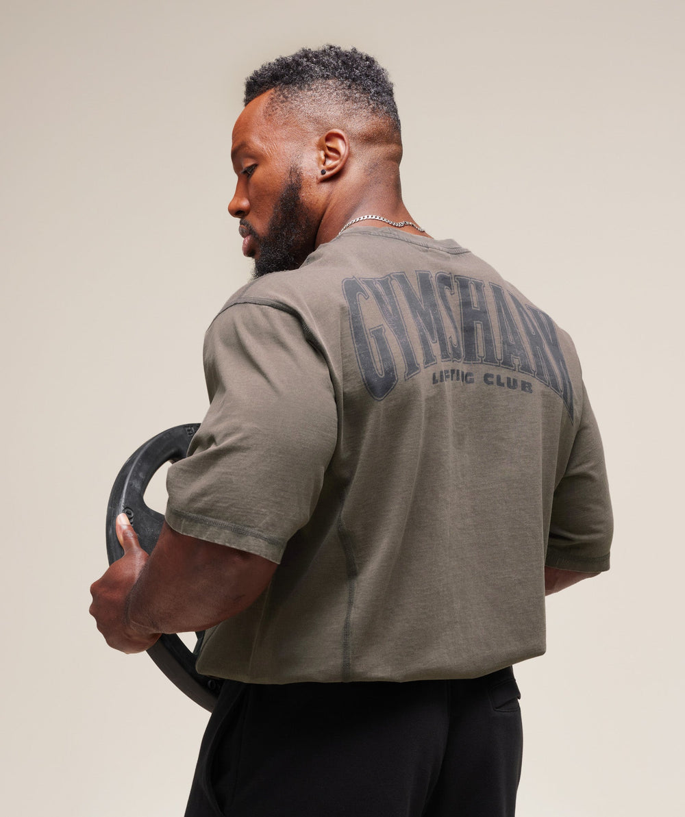 Heritage Washed T-Shirt - Strength Green