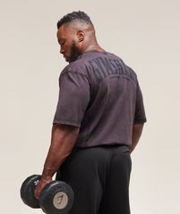 Heritage Washed T-Shirt - Plum Brown