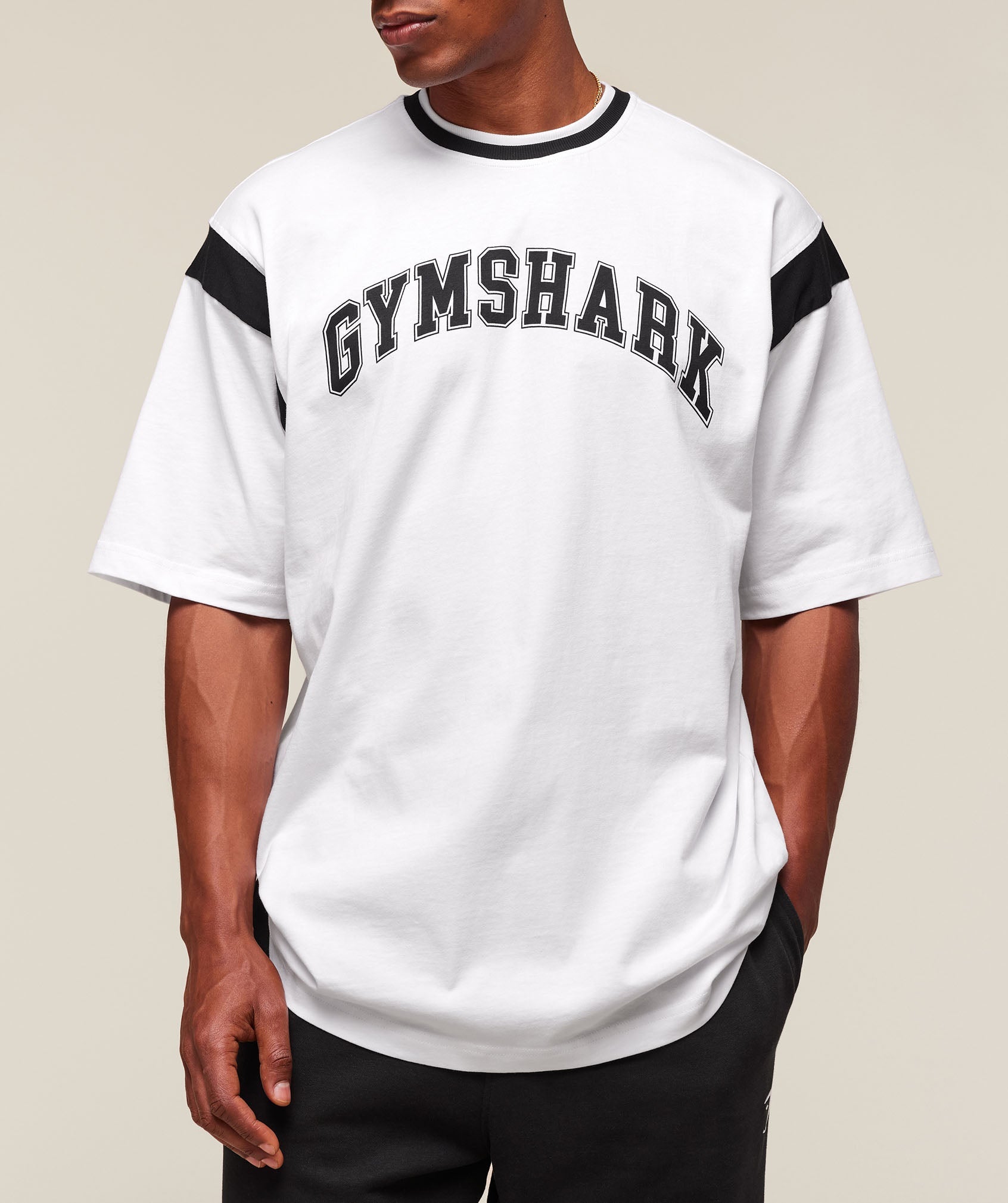 GSLC Oversized T-Shirt - White/Black