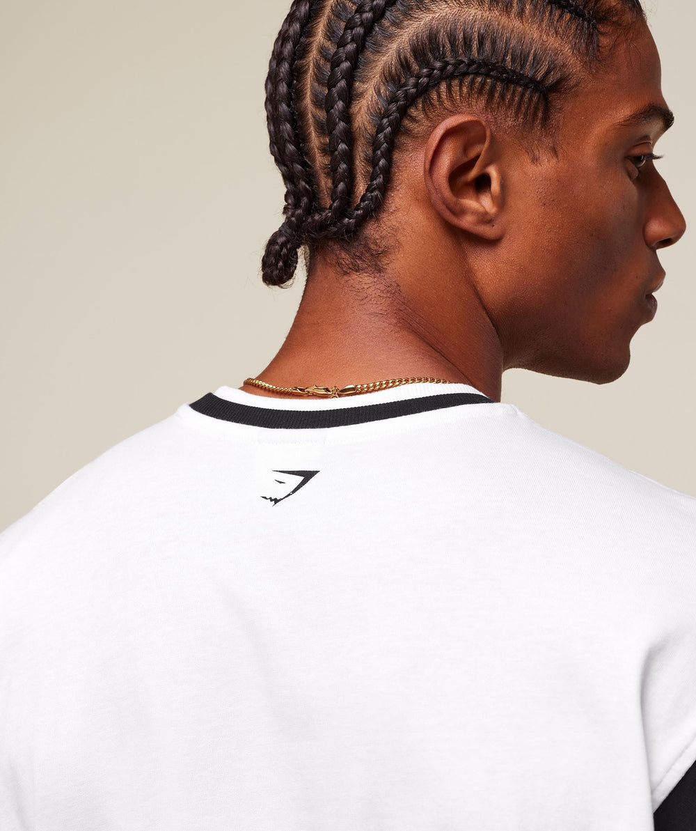 GSLC Oversized T-Shirt - White/Black
