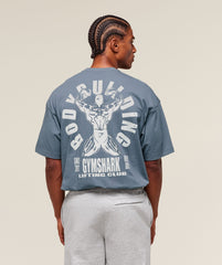 Lifting Club Flex T-Shirt - Iron Blue