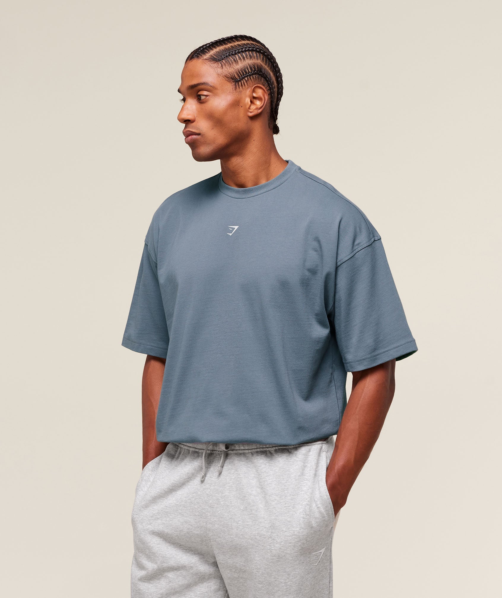 Lifting Club Flex T-Shirt - Iron Blue