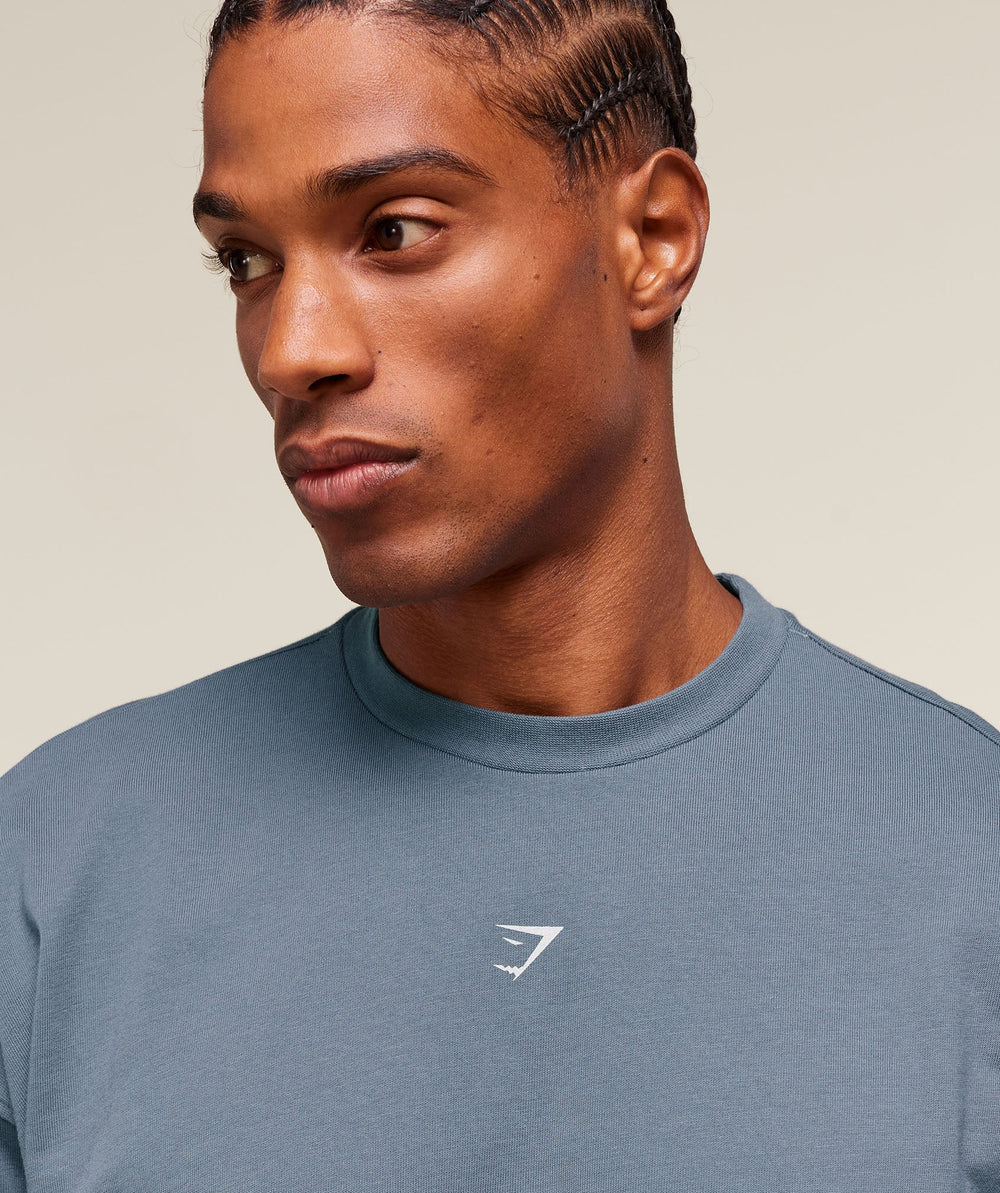 Lifting Club Flex T-Shirt - Iron Blue