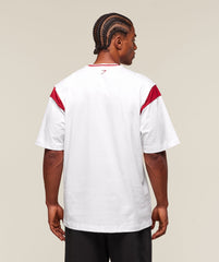 GSLC Oversized T-Shirt - White/Conditioning Red