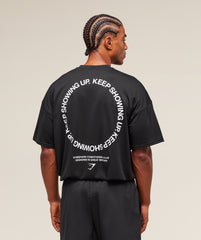 Keep Showing Up T-Shirt - Black