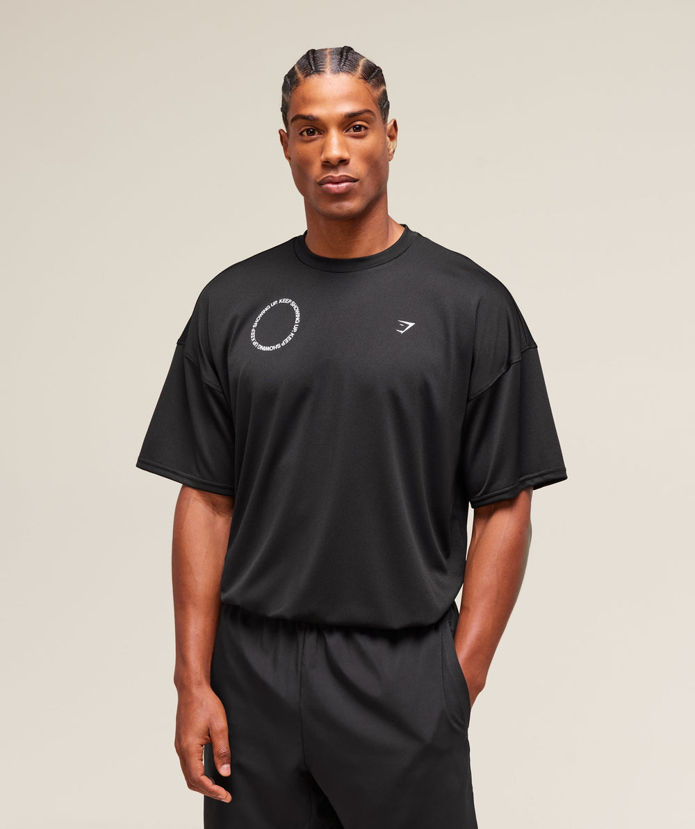 Keep Showing Up T-Shirt - Black
