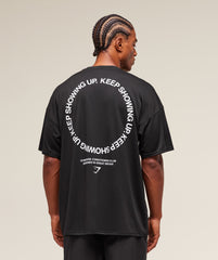 Keep Showing Up T-Shirt - Black