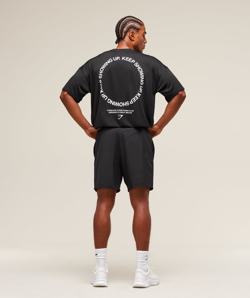 Keep Showing Up T-Shirt - Black