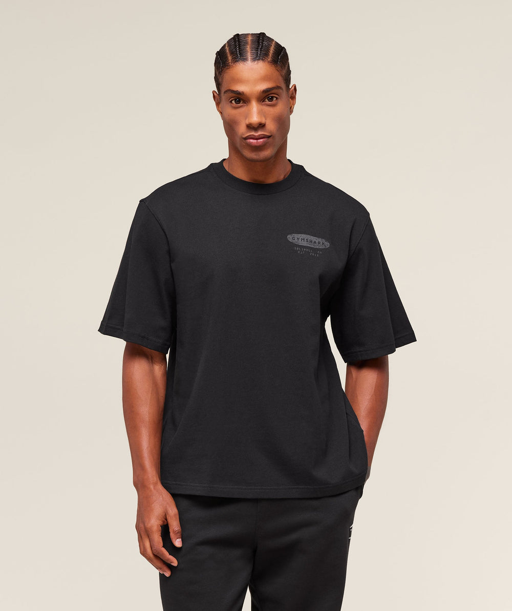 For The Lifters Boxy T-Shirt - Black