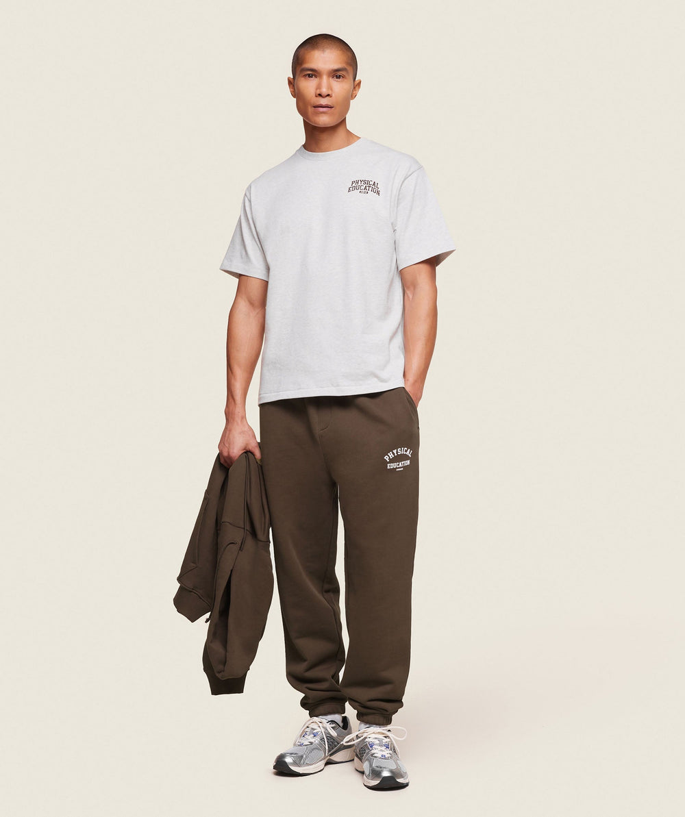 Phys Ed T-Shirt - Light Grey Marl