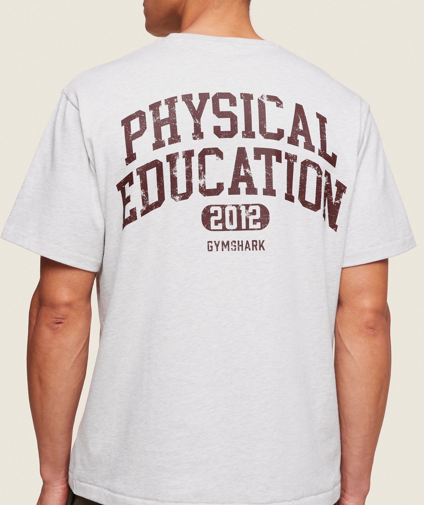 Phys Ed T-Shirt - Light Grey Marl