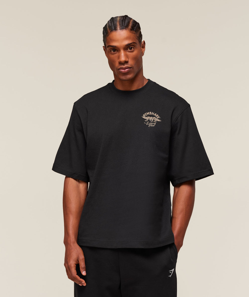 Flying Weights T-Shirt - Black