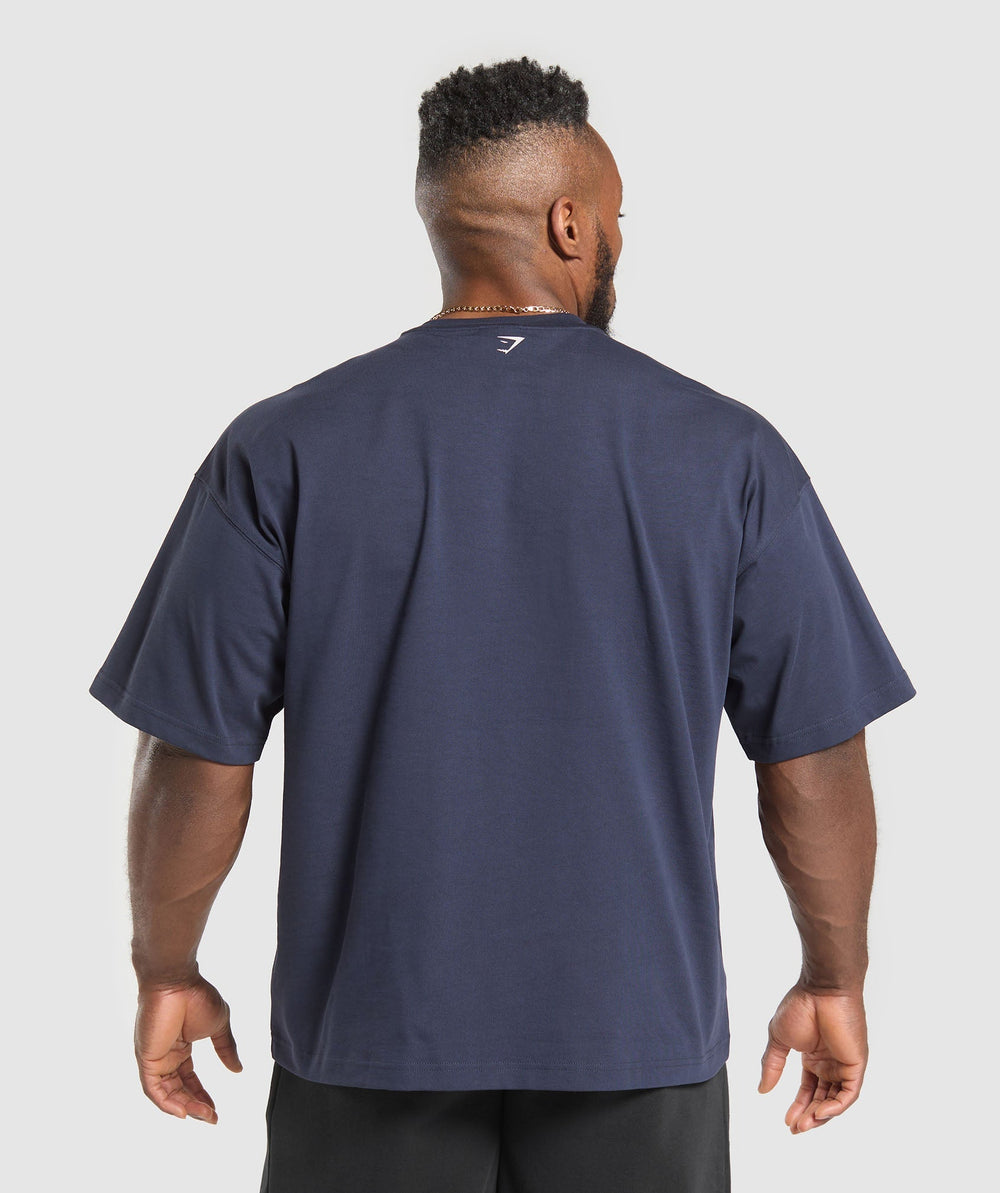 Doberman Graphic T-Shirt - Heavy Blue