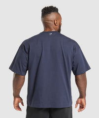 Doberman Graphic T-Shirt - Heavy Blue