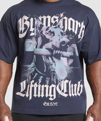 Doberman Graphic T-Shirt - Heavy Blue