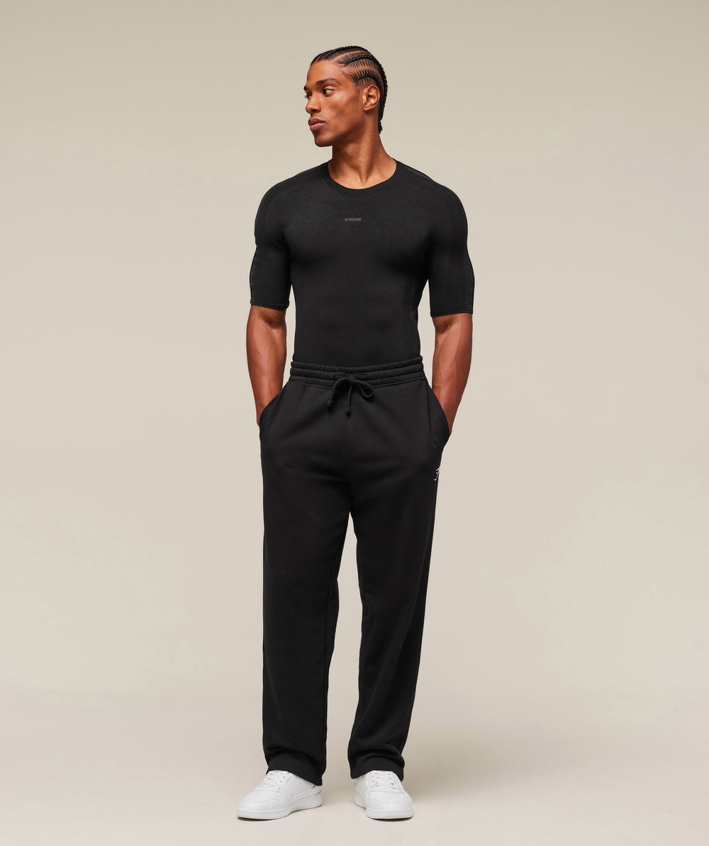 everywear Warp Knit T-Shirt - Black