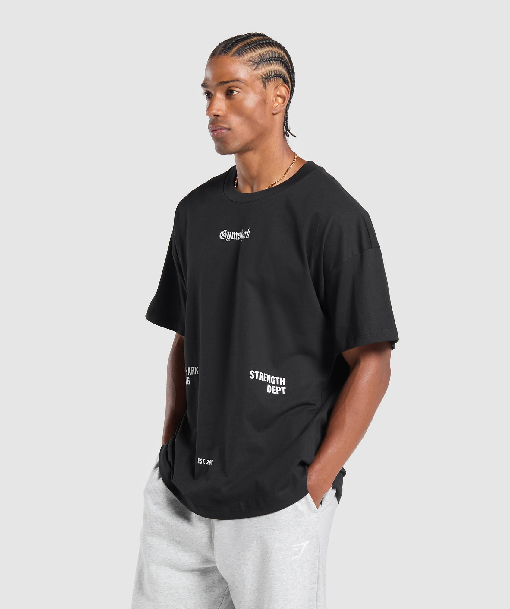 Strength Dept Graphic T-Shirt - Black