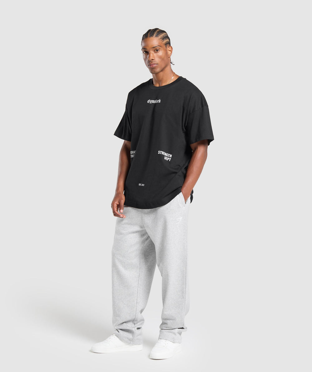 Strength Dept Graphic T-Shirt - Black