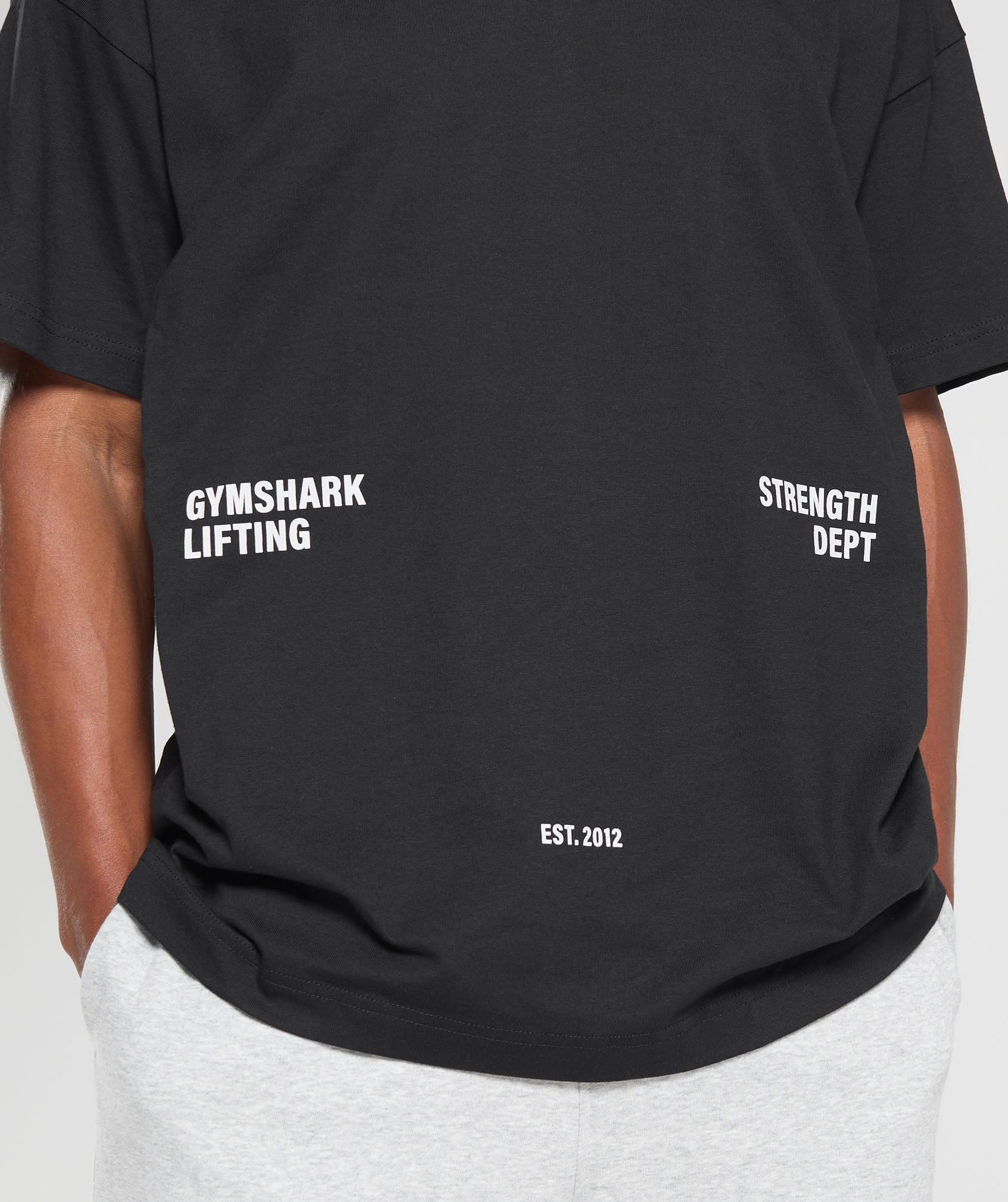 Strength Dept Graphic T-Shirt - Black