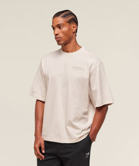 For The Lifters Boxy T-Shirt - Oat White
