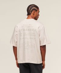 For The Lifters Boxy T-Shirt - Oat White
