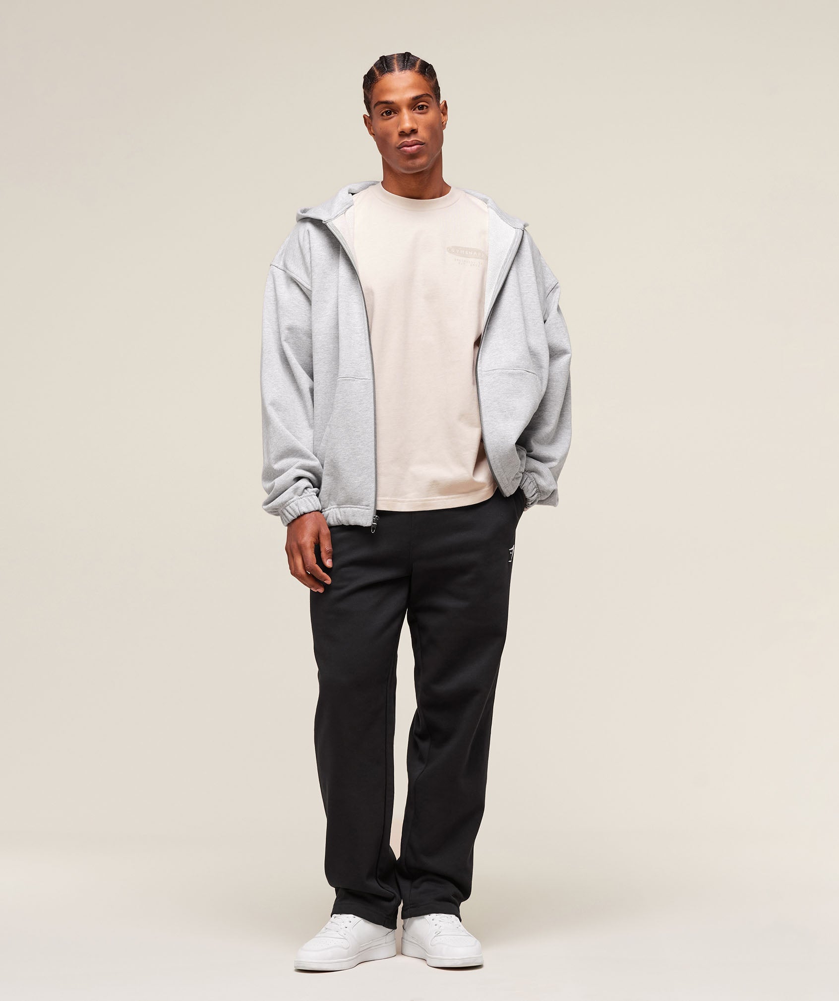 For The Lifters Boxy T-Shirt - Oat White