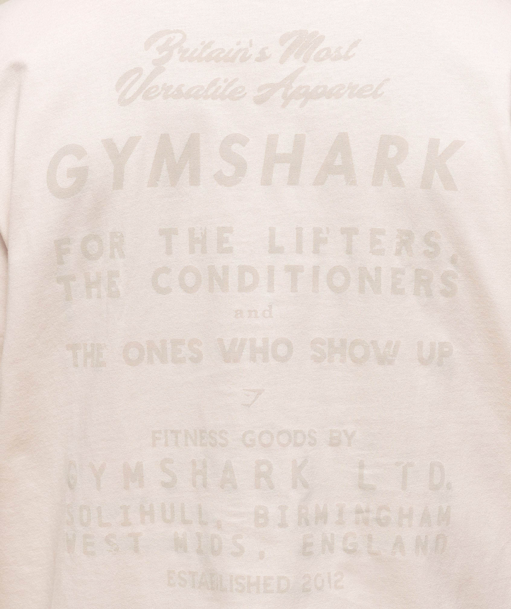 For The Lifters Boxy T-Shirt - Oat White