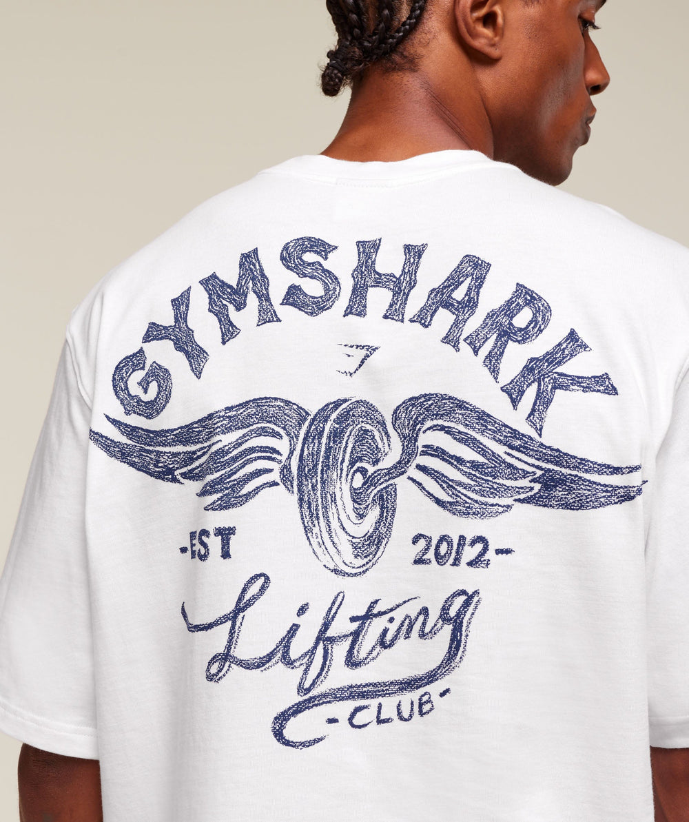 Flying Weights T-Shirt - White