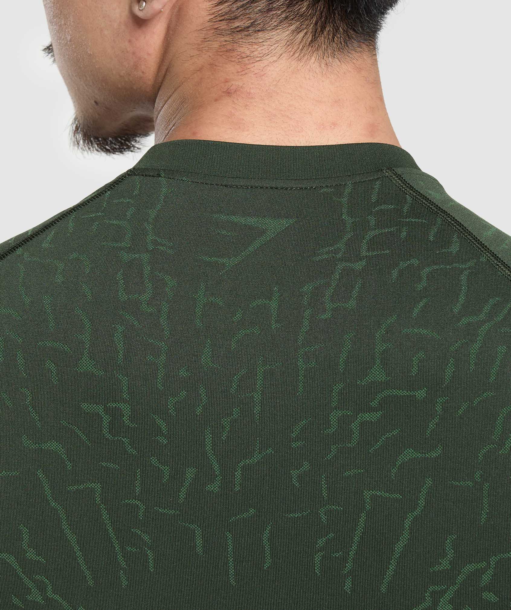 Tectonic Seamless T Shirt - Trail Green/Classic Green