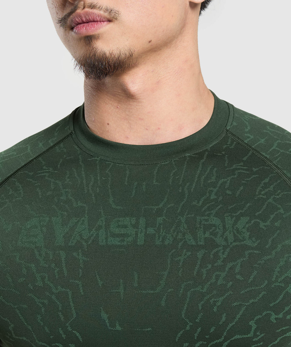 Tectonic Seamless T Shirt - Trail Green/Classic Green
