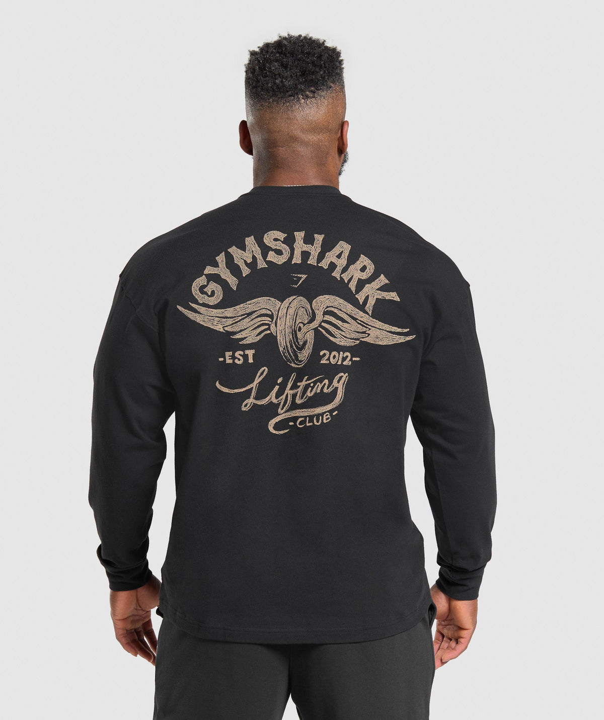 Flying Weights Long Sleeve T-Shirt - Black