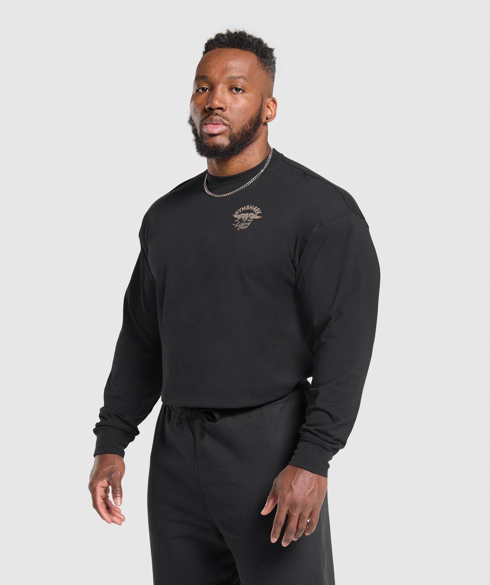 Flying Weights Long Sleeve T-Shirt - Black