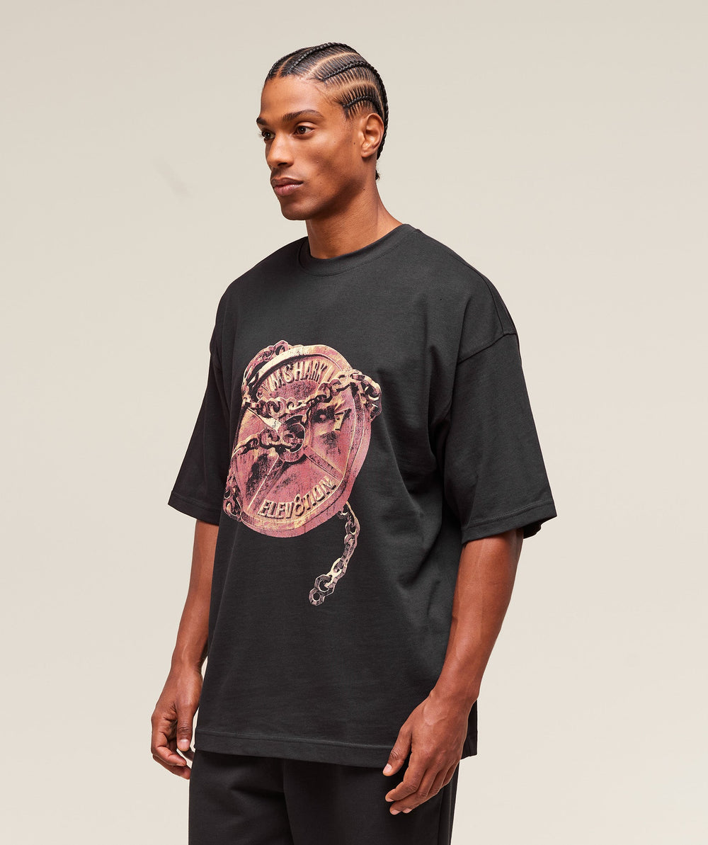GS x Elev8tion Graphic Tee - Black