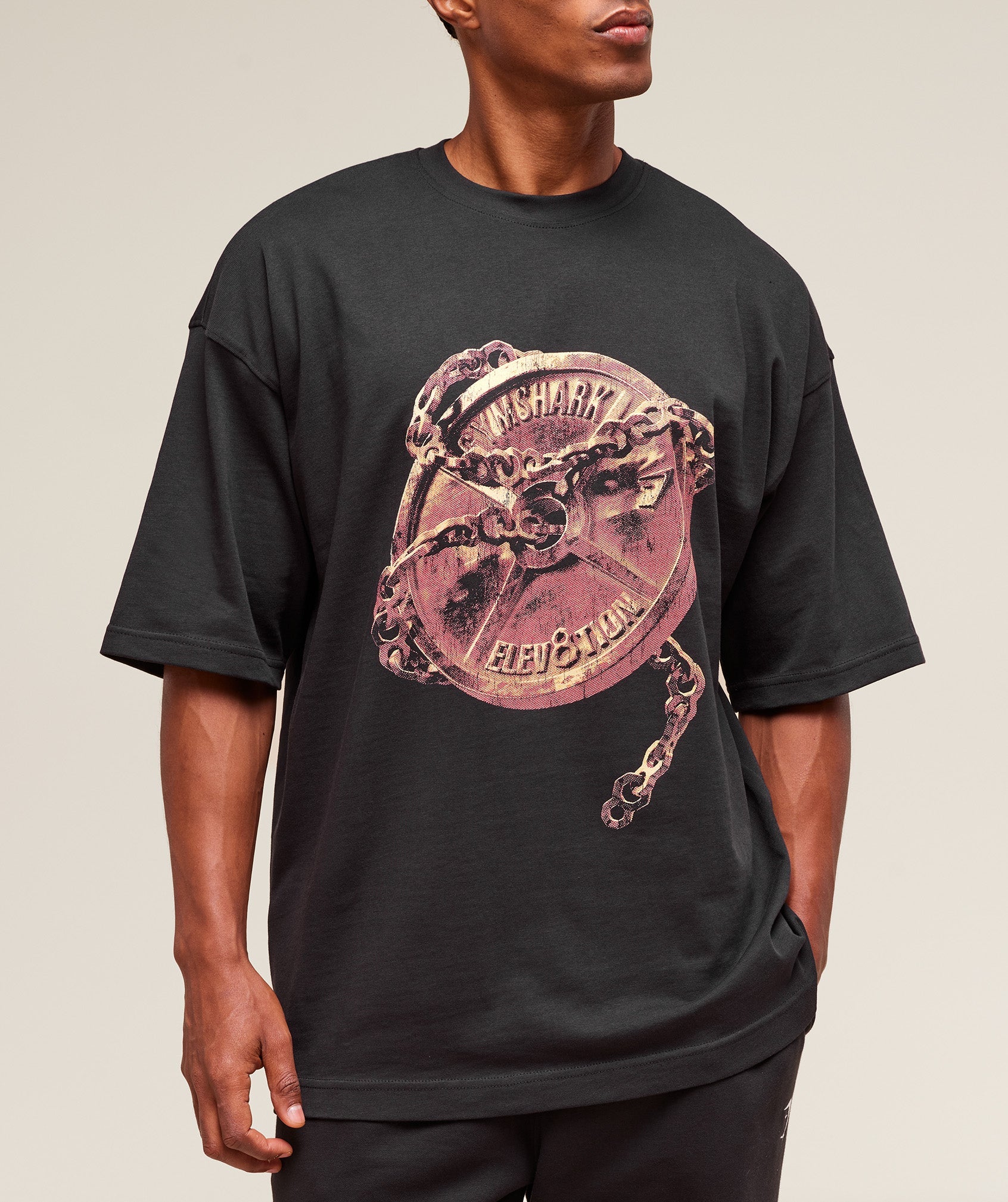 GS x Elev8tion Graphic Tee - Black