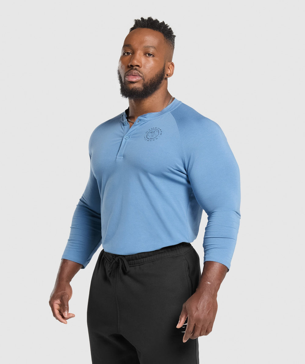 Legacy Henley - Classic Blue