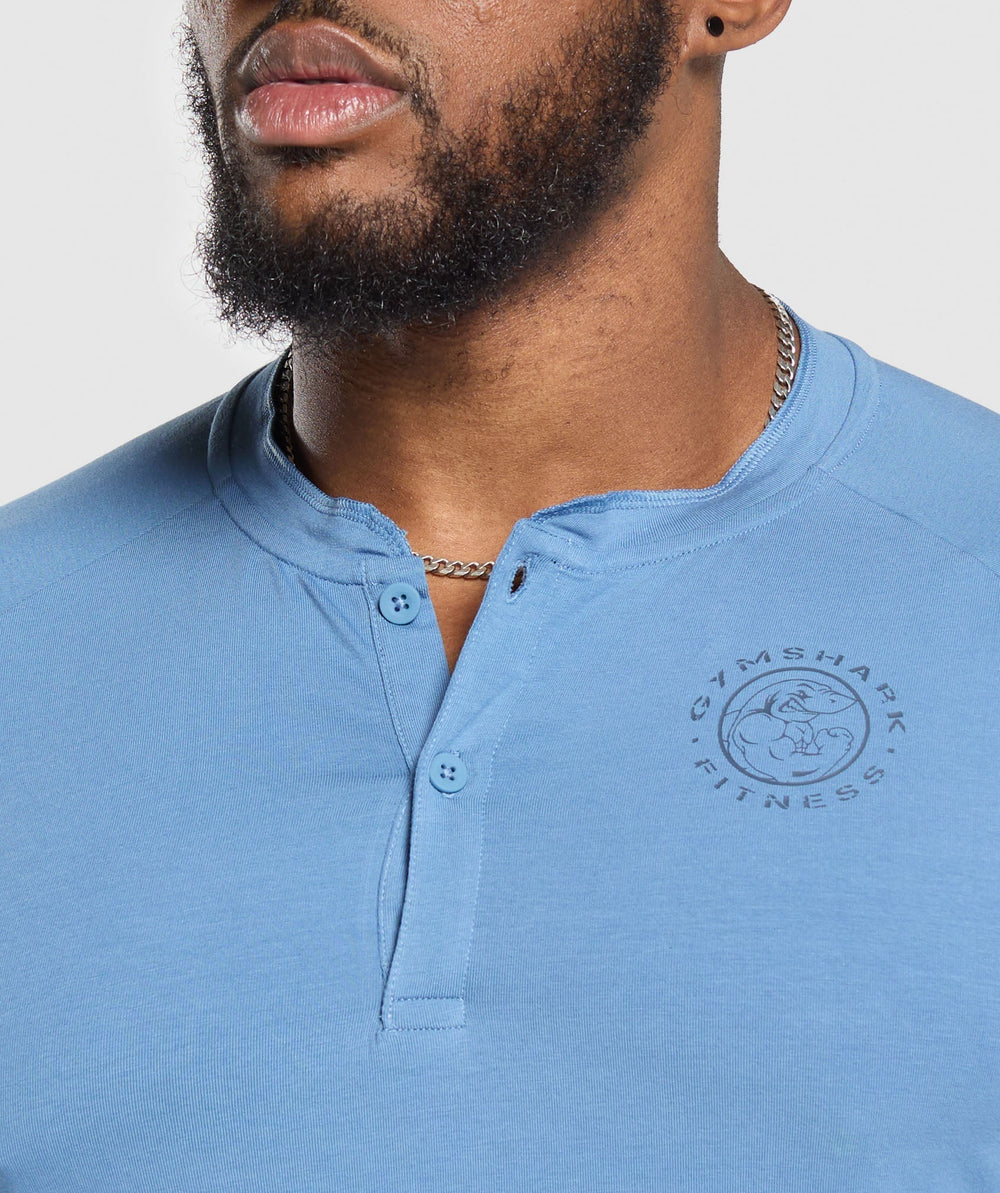 Legacy Henley - Classic Blue