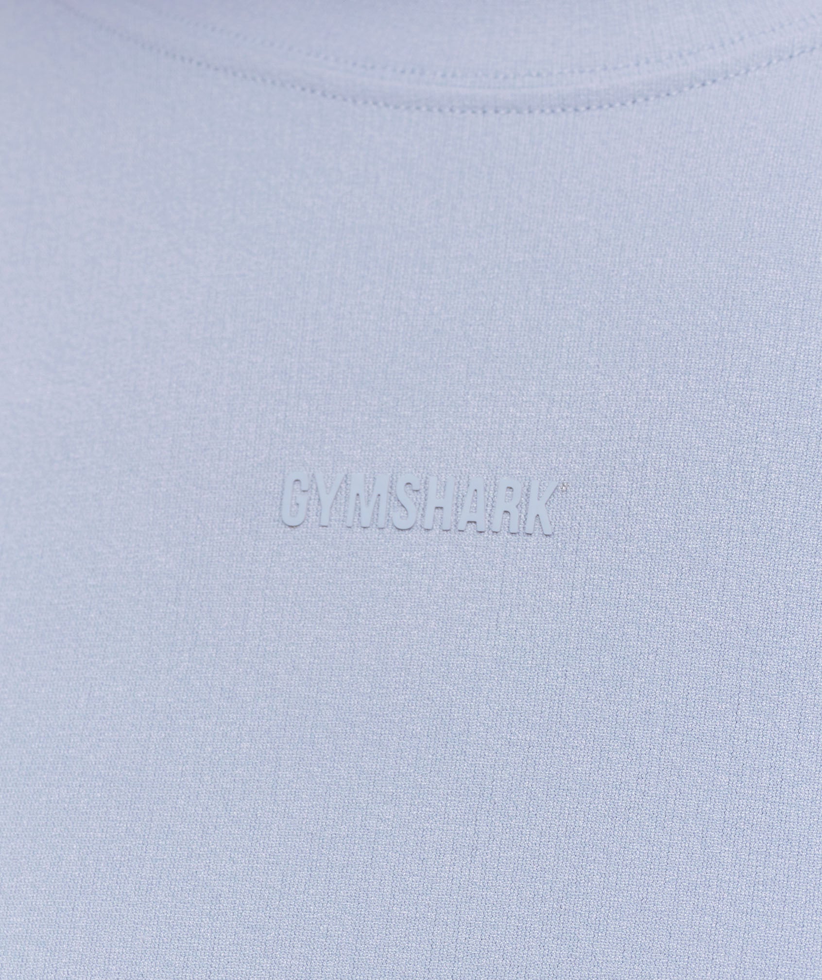 everywear Warp Knit Long Sleeve T-Shirt - Pale Blue