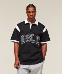 GSLC Retro Polo Shirt - Black/White