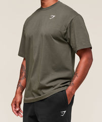 Essential Oversized T-Shirt - Strength Green